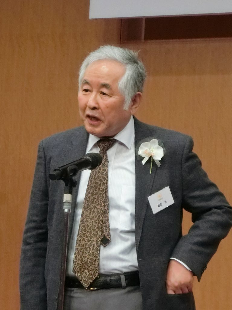 「乗船名簿」シリーズを作り続けた相田さんは、放送人の会主催の「放送人グランプリ2019」で特別賞を受賞し、スピーチした